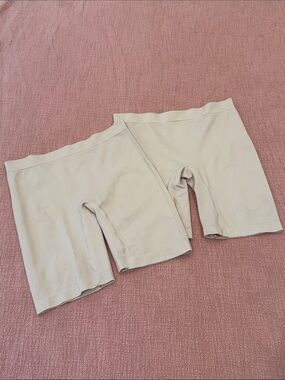 Wms med High-Waist Seamless tummy control Shaping boxer Shorts set of 2